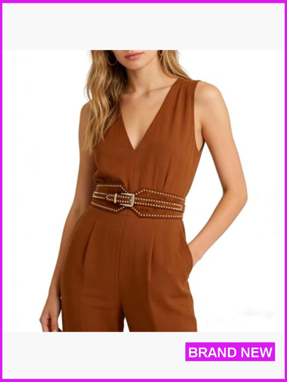 Chunky Stretchy Elastic Belt Retro Vintage Cinch Girdle Waistband Adjustable Fit - Picture 6 of 7